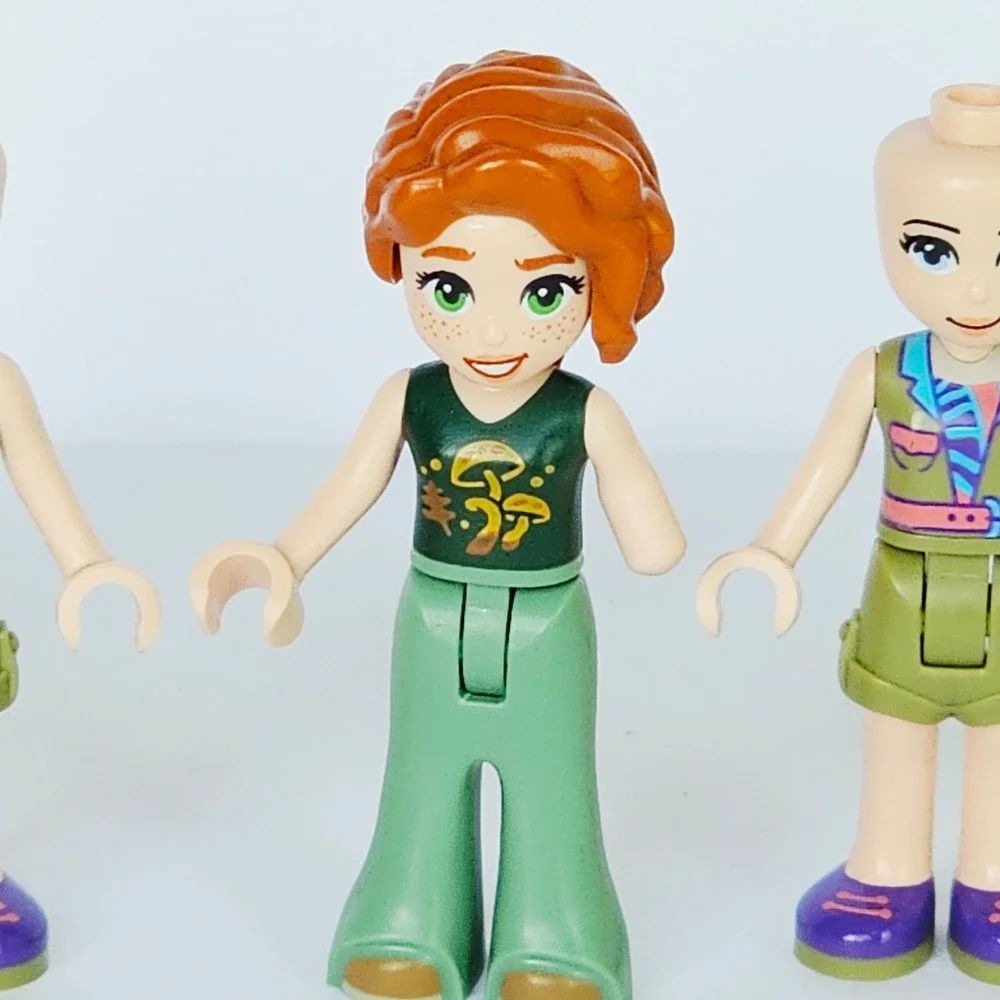 LEGO Friends Mini-Doll Lot 5 Figures Autumn Camping Outdoors Parts Amputee